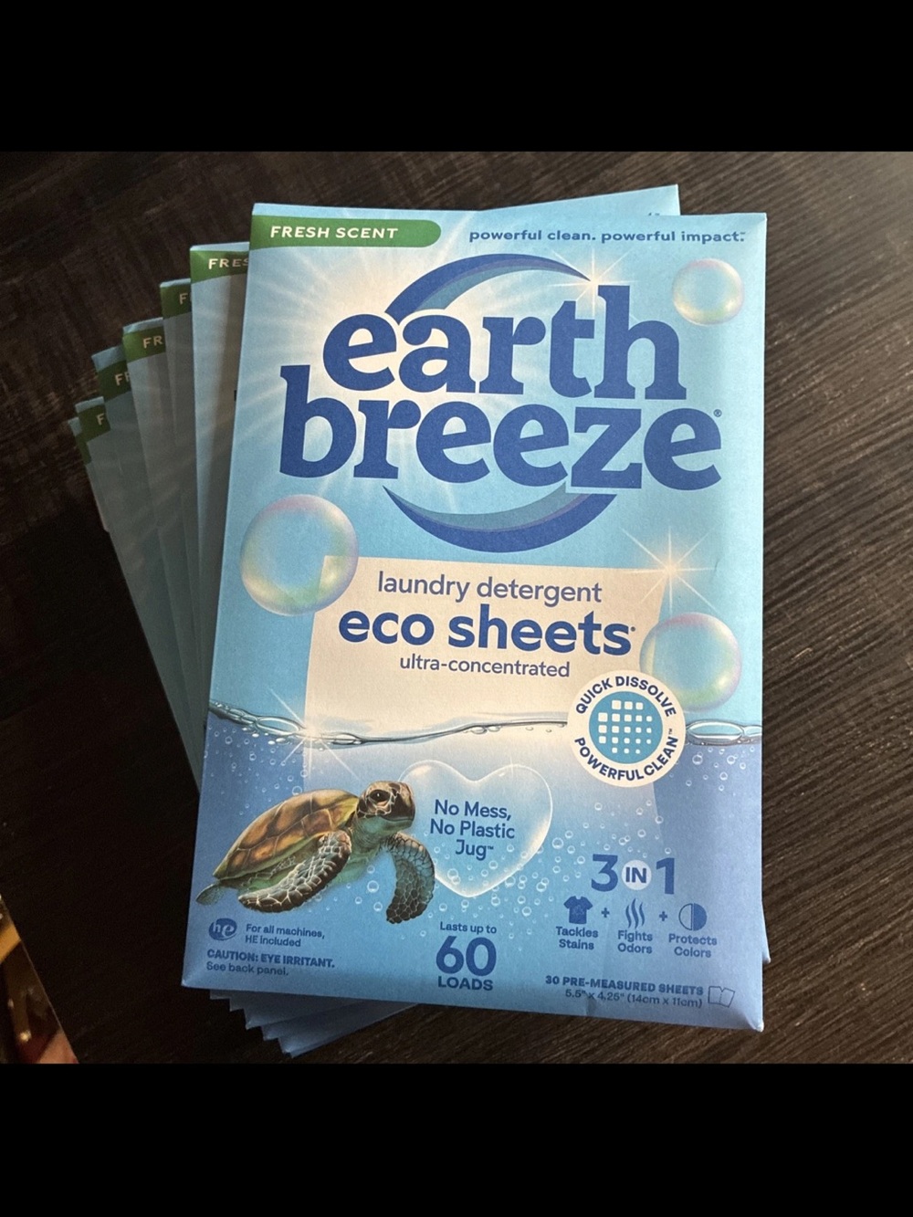 Earth Breeze Eco Sheets Laundry Detergent - Fresh Scent